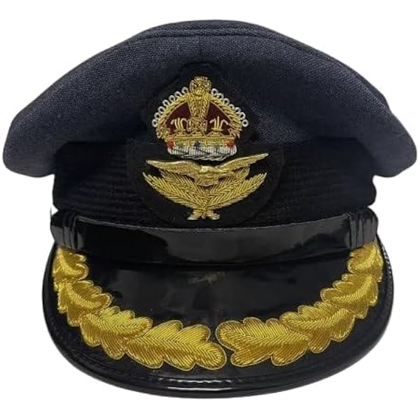 Amazon.com: WW2 British RAF Visor Cap, 62cm - Reproduction